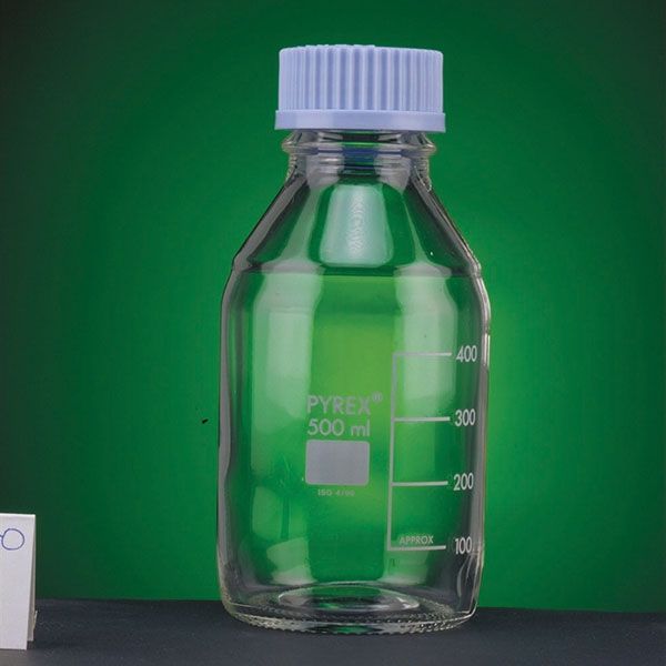 Bottiglia in vetro bianco a collo lungo 500 ml